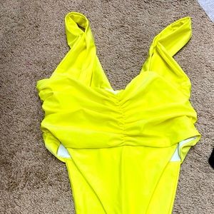 Neon One Piece Swimsuit